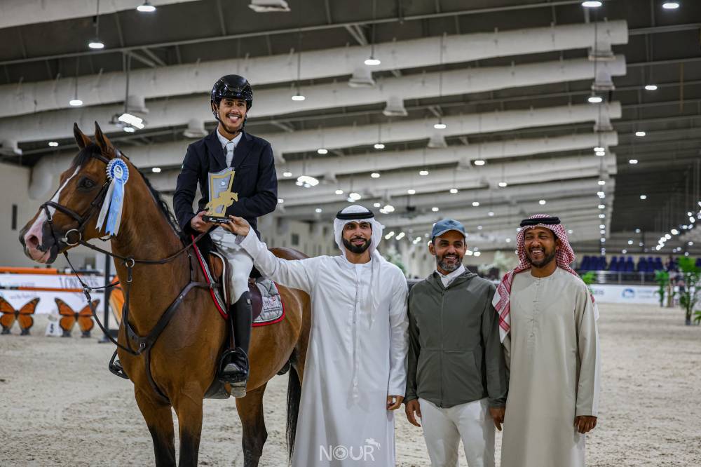 غريب والكربي يتألقان على ميدان أكاديمية بوذيب للفروسية
