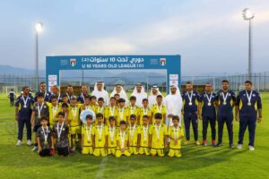 كلباء يُتوج بدرع دوري تحت 10 سنوات
