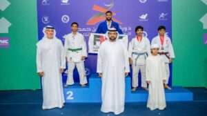 محمد بن حمد يشهد ختام الدورة الرمضانية للفنون القتالية
