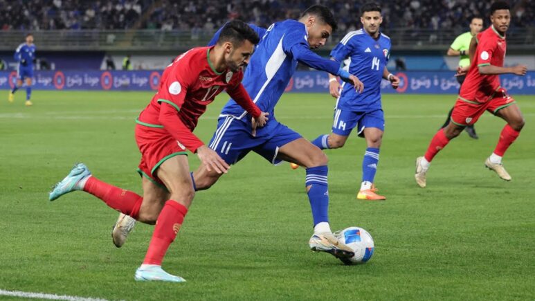 ملخص مباراة الكويت 1-1 عمان خليجي 26