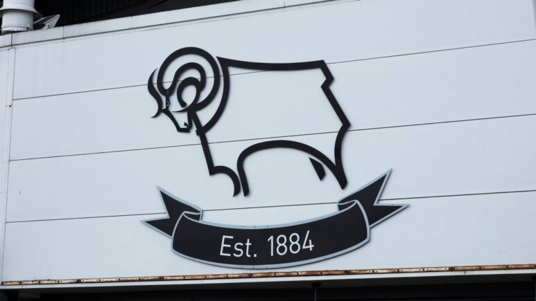 The logo and badge of Derby County Football Club