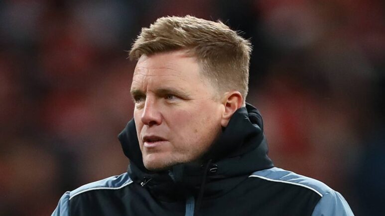 Newcastle United Football Club manager Eddie Howe