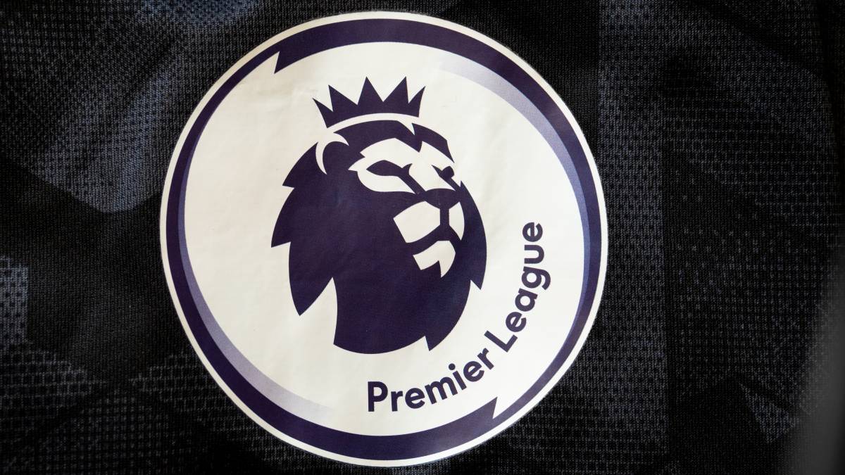 A photo of the Premier League football logo