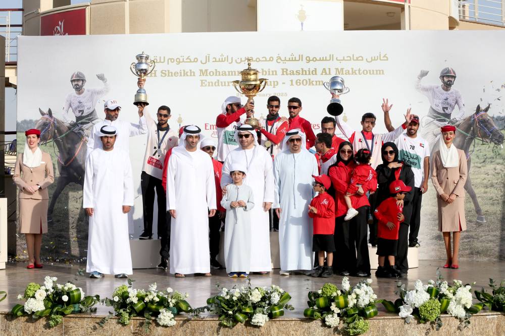 سيف المزروعي بطل كأس محمد بن راشد للقدرة
