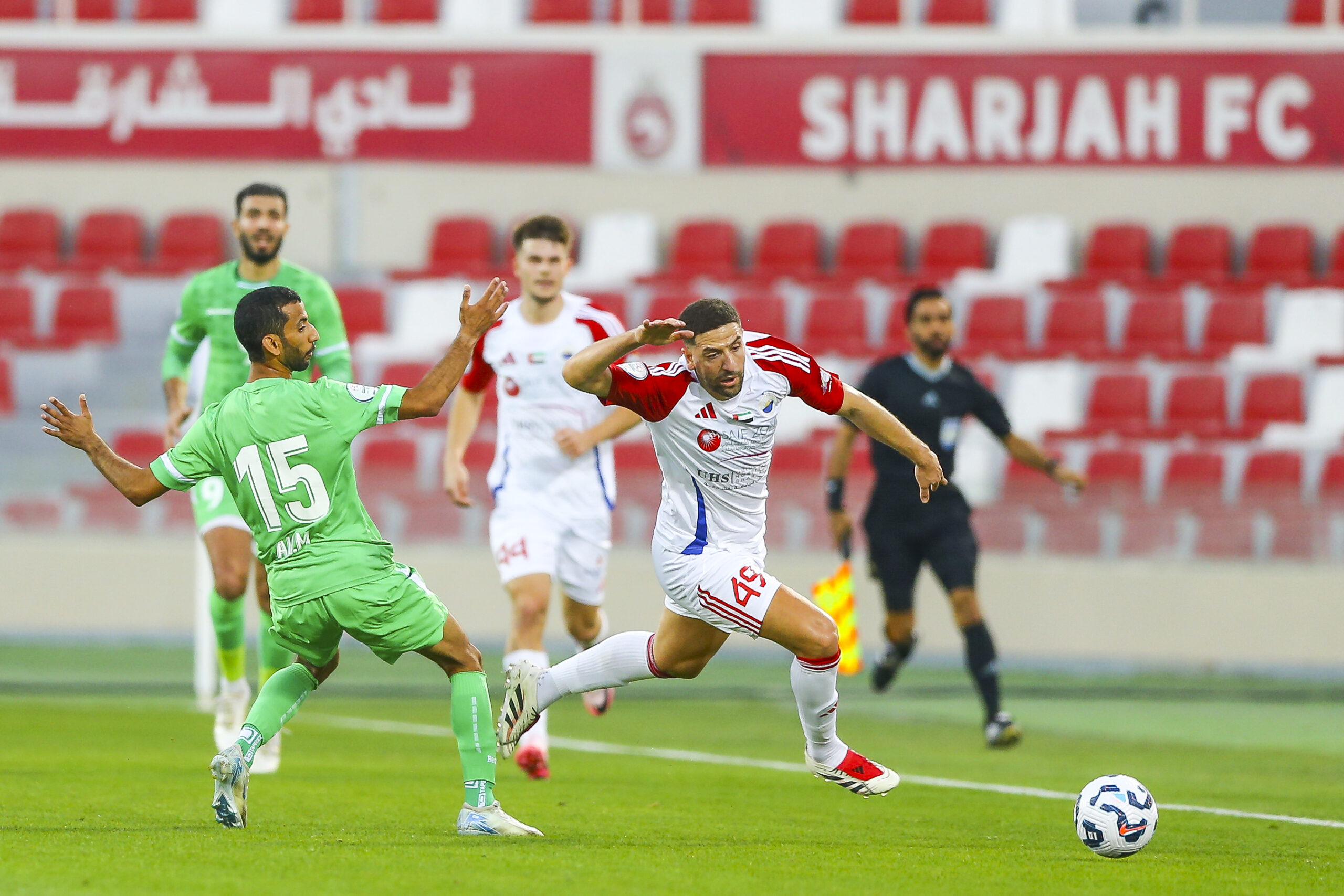 فوز الشارقة والنصر وعجمان وبني ياس في ختام الجولة 14 لدوري أدنوك
